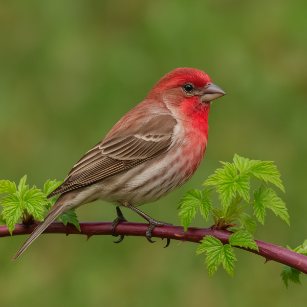 Mexicaanse roodmus (Haemorhous mexicanus)